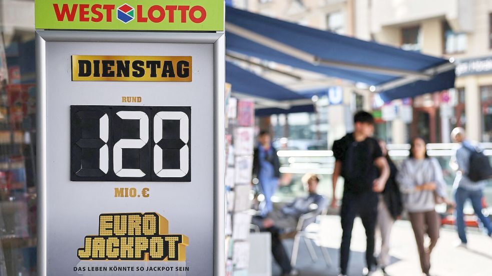 Mehr geht nicht beim Eurojackpot: Der 120-Millionen-Topf wurde geknackt. (Archivbild) Foto: Oliver Berg/dpa