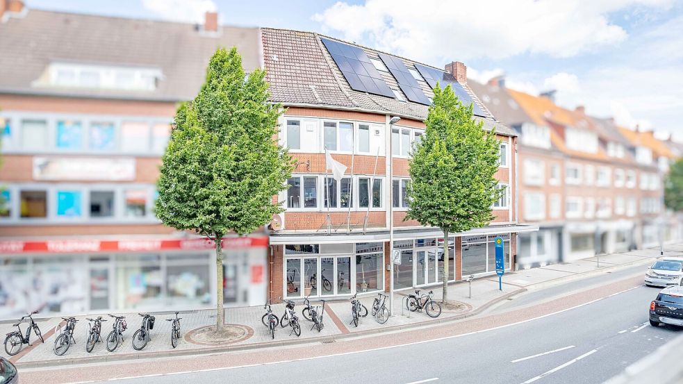 Das Fitnessstudio am Delft – Fitness-World – soll verkauft werden. Foto: Engel & Völkers