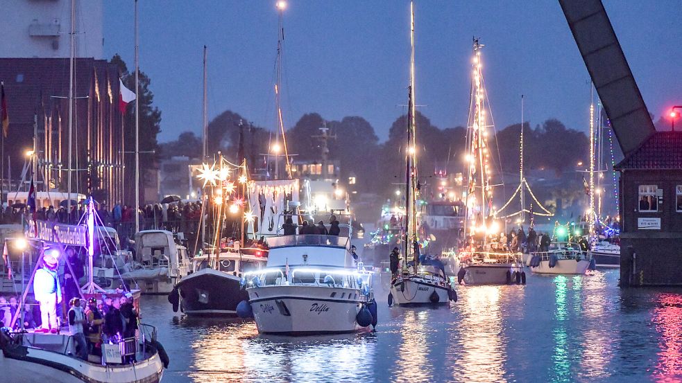 Die Lampionfahrt am Samstag zählt zu den Höhepunkten beim Gallimarkt. Foto: Klaus Ortgies/Archiv