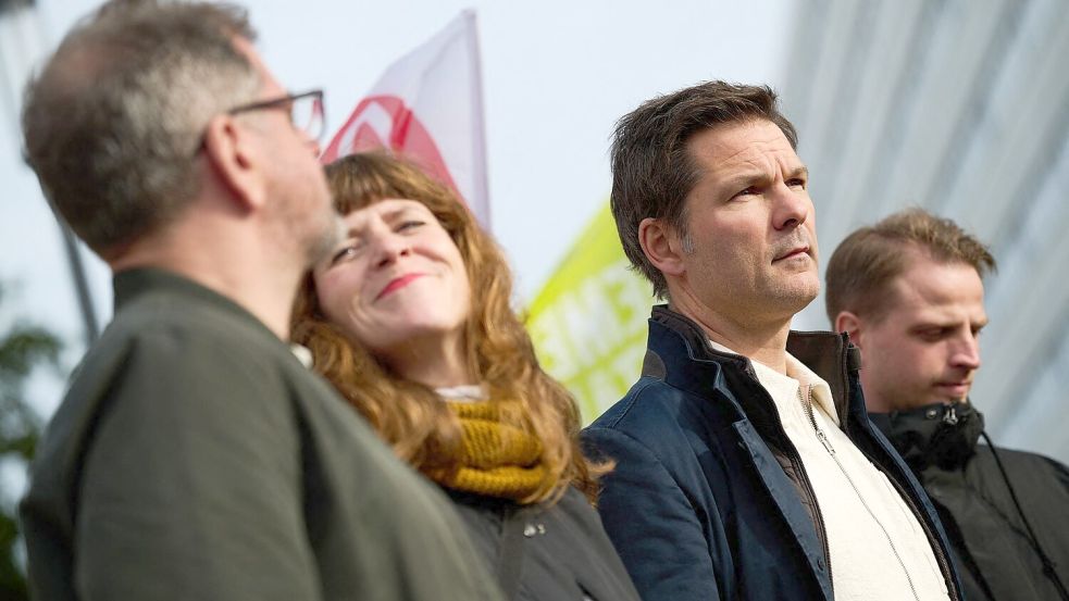 Grüne, Linke und SPD müssen bei ihren Sondierungsgesprächen noch einige Hürden nehmen.  Foto: Sebastian Christoph Gollnow/dpa