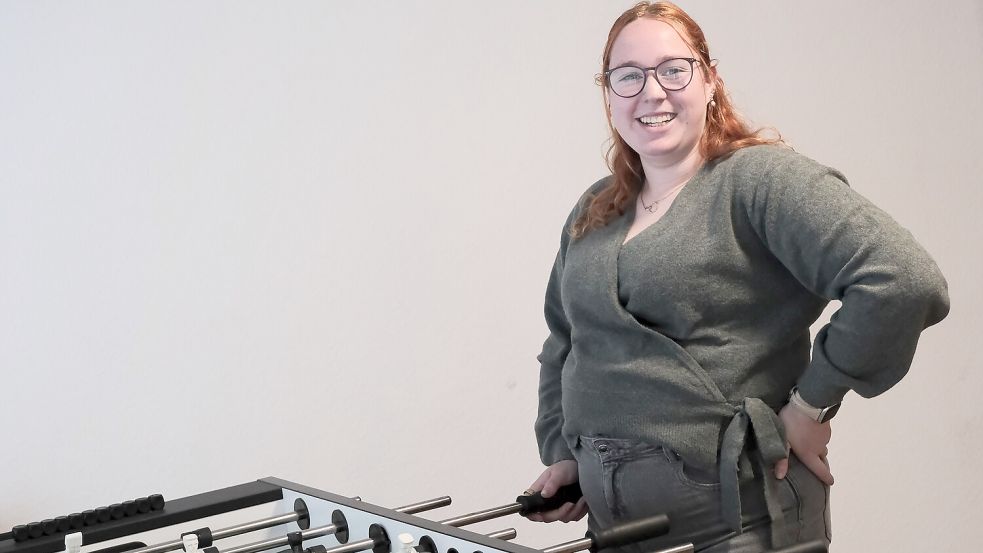 Die 20-jährige Sofia Kaufmann übernimmt beim Jugendrotkreuz in Aurich Verantwortung für Kinder und Jugendliche. Foto: Helmut Vortanz