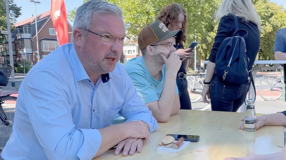 Für seinen Wahlkampf im Jahr 2022 wird Sascha Laaken doch noch belohnt. Foto: Nikola Nording