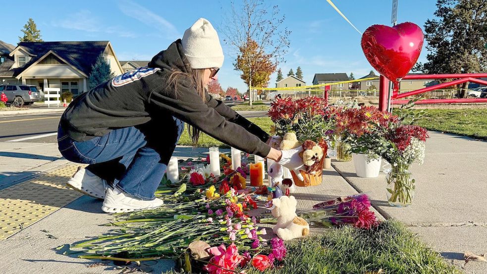 Die Gewalttat sorgte für Entsetzen in der 100.000-Einwohner-Stadt Bend. Foto: Haven Daley/AP/dpa
