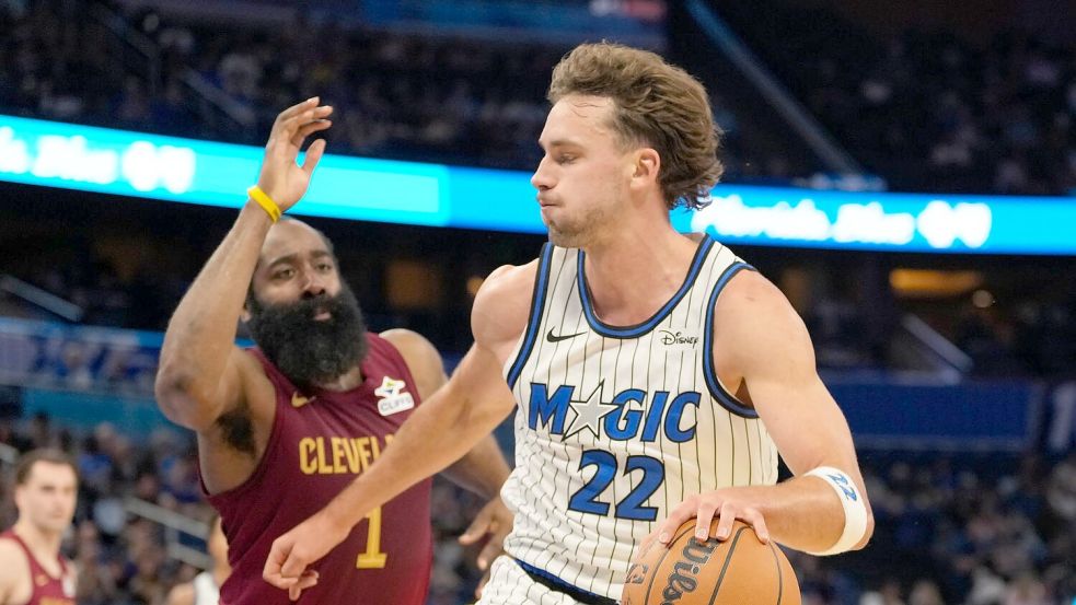 Franz Wagner verletzte sich gegen die Miami Heat. (Archivbild) Foto: John Raoux/AP/dpa