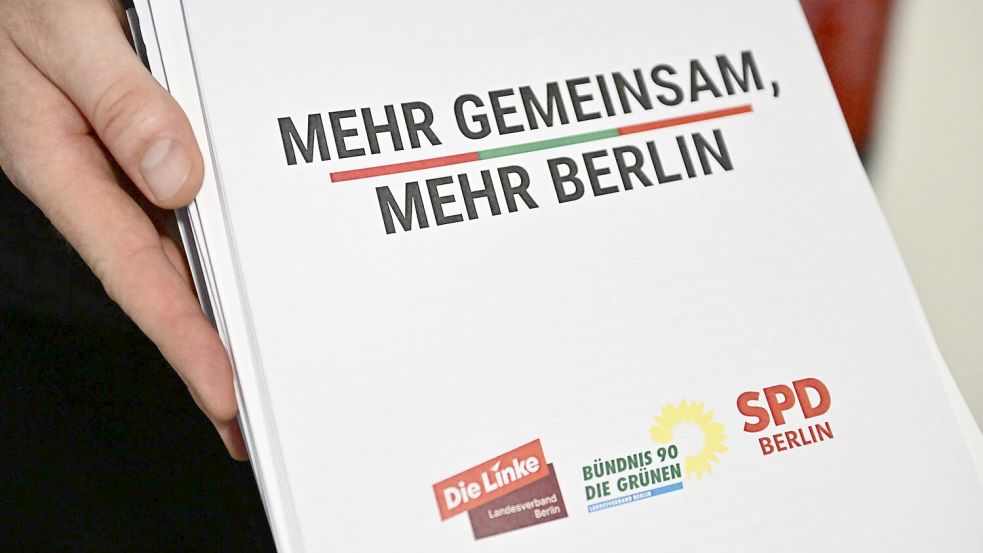 Teile der SPD warnen vor Koalitionsverhandlungen mit der Linkspartei in Berlin. (Archivbild) Foto: Fabian Sommer/dpa