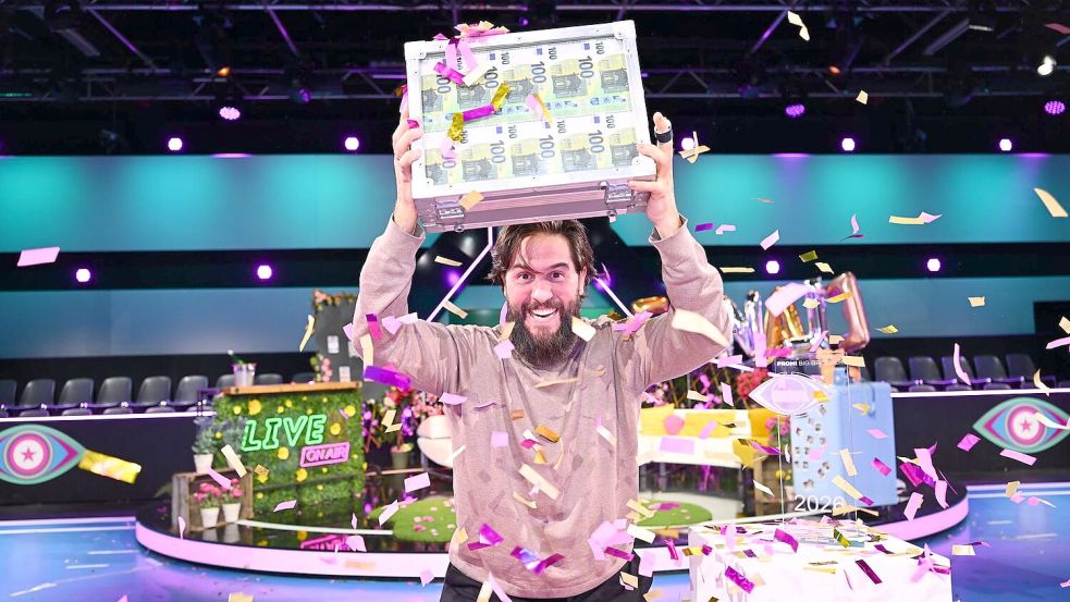 Maurice Dwizak wurde diesmal zum Sieger bei „Promi Big Brother“ gekürt. Foto: Willi Weber/Joyn/dpa