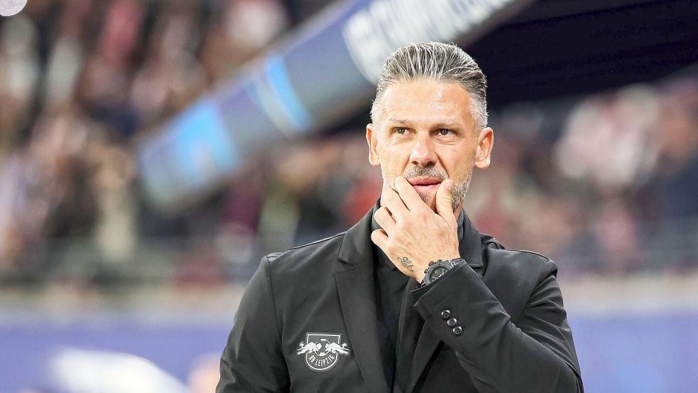 Trainer Martín Demichelis von RB Leipzig steht weiter unter Druck. (Archivbild) Foto: Jan Woitas/dpa