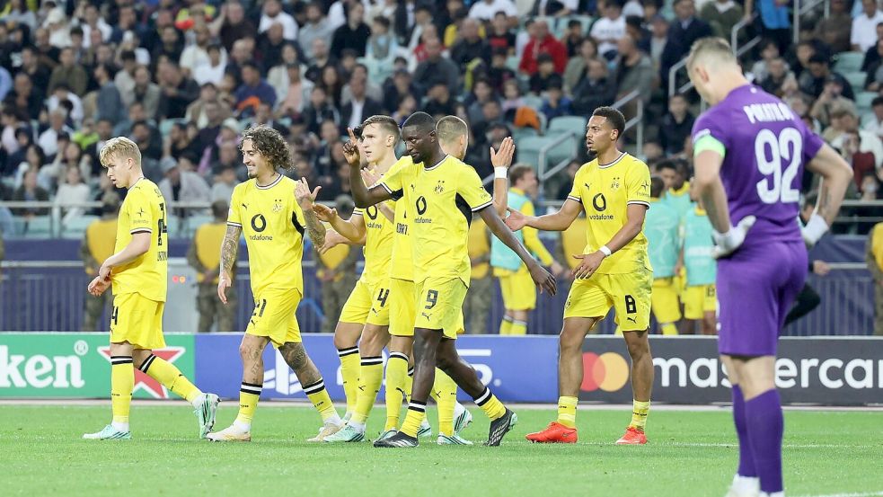 Garant Guirassy: Dortmund kann sich auf den Torjäger verlassen. Foto: Uncredited/AP/dpa