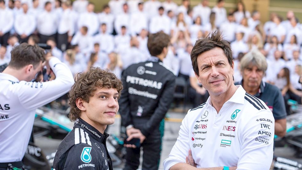 Antonellis Krönung wäre auch für Wolff eine ganz besondere. (Archivbild) Foto: Luca Martini/SOPA Images via ZUMA Press Wire/dpa