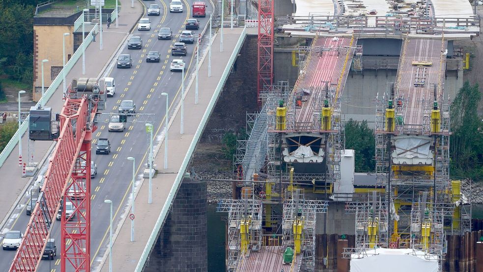 An der deutschen Infrastruktur gibt es viel zu tun. Hier winken viele Aufträge für den Tiefbau. (Archivbild)  Foto: Thomas Frey/dpa