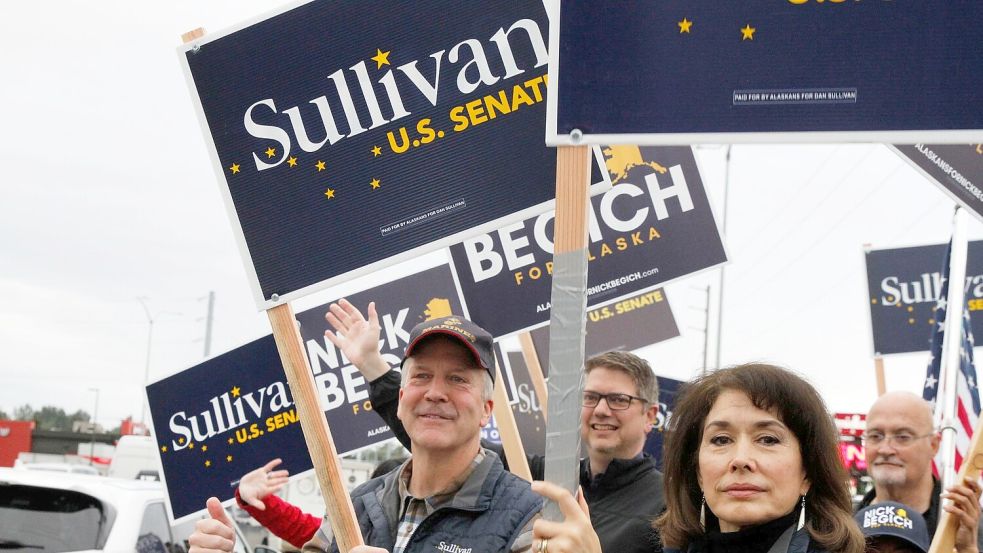 Bei der Vorwahl in Alaska traten gleich zwei Republikaner namens Sullivan an. (Archivbild) Foto: Mark Thiessen/AP/dpa