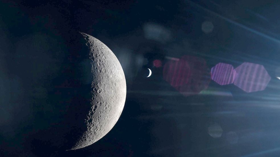Die Nasa hält an ihren Mond-Plänen fest. (Handout) Foto: Uncredited/NASA/dpa