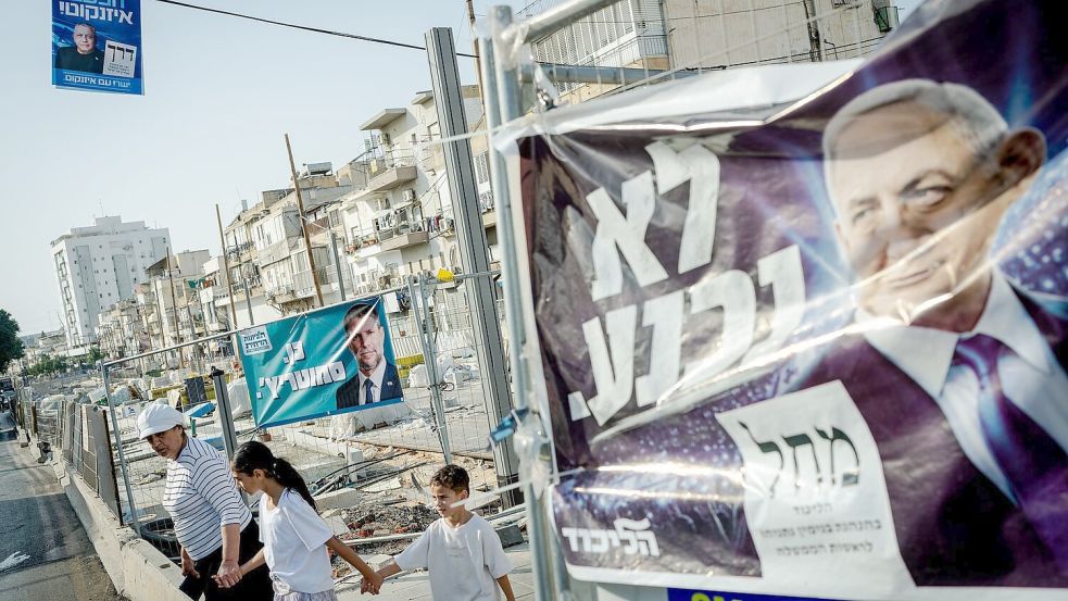 In Israel wird am Dienstag gewählt.  Foto: Erik Marmor/dpa
