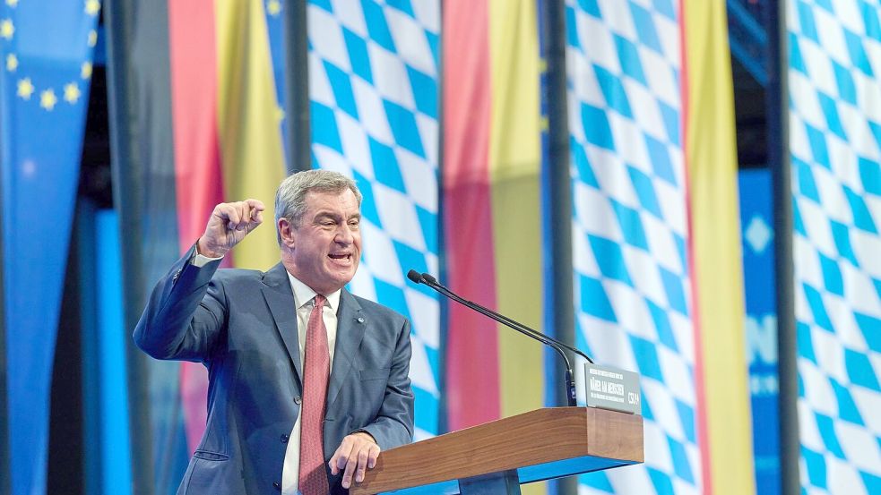 Der CSU-Chef wird als möglicher Nachfolger von Merz gehandelt. Foto: Peter Kneffel/dpa