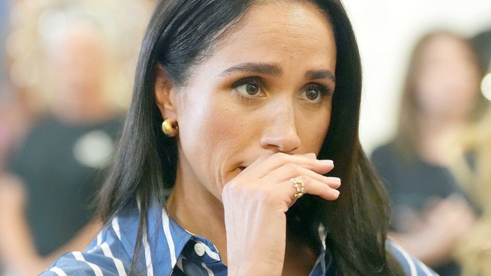 Meghan zeigt sich schockiert über die Vorwürfe gegen ihren Vater. (Archivbild) Foto: Jonathan Brady/PA Wire/dpa