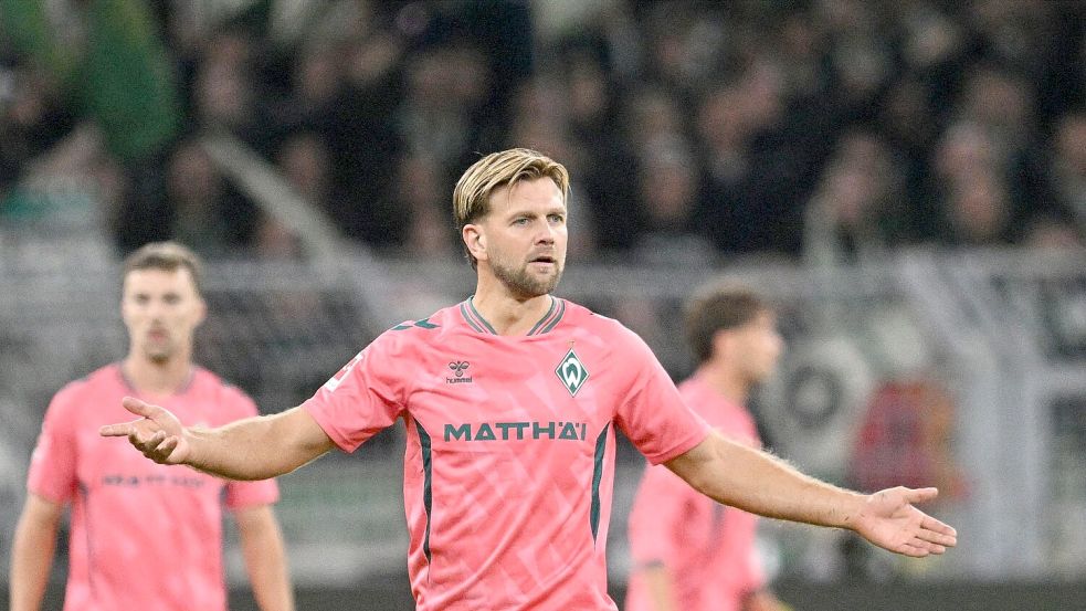 Zweites Wiedersehen in wenigen Wochen: Mit Niclas Füllkrug trifft der BVB im DFB-Pokal erneut auf einen alten Bekannten. (Archivbild) Foto: Bernd Thissen/dpa