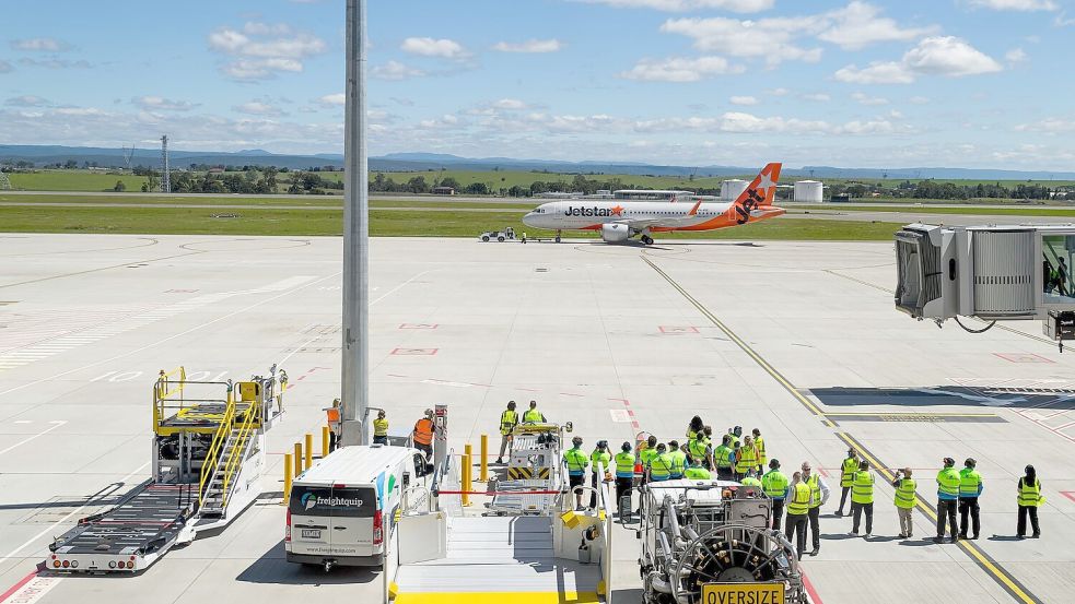 Bisher fliegen nur Jetstar und Air New Zealand den Flughafen an - andere Airlines werden bald folgen. Foto: Steven Markham/AAP/dpa