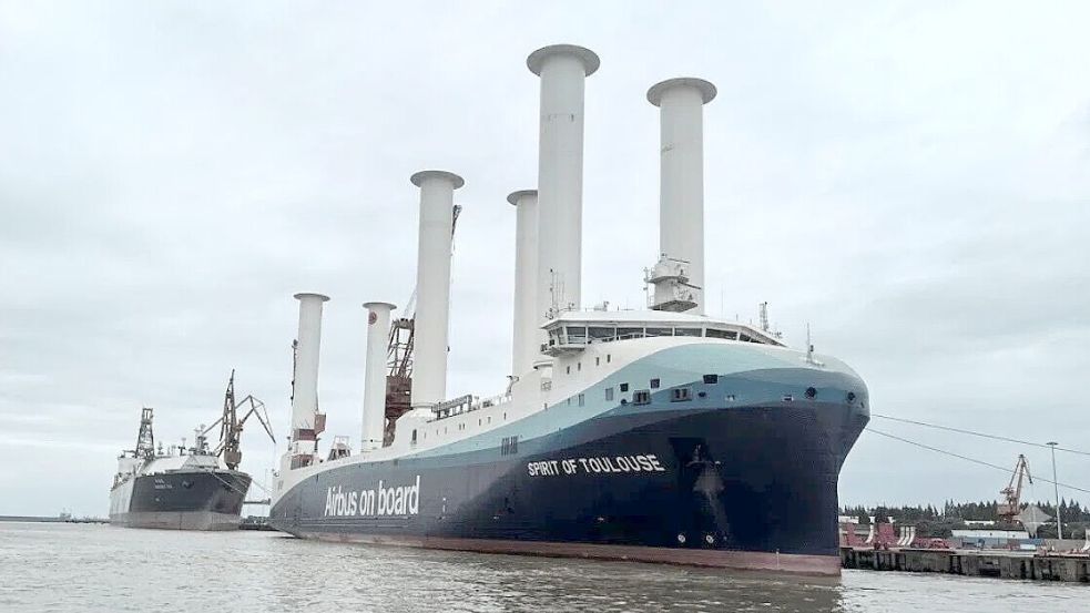 Das neue Schiff „Spirit of Toulouse“ soll den Frachtverkehr umweltfreundlicher machen. Foto: LD Armateur