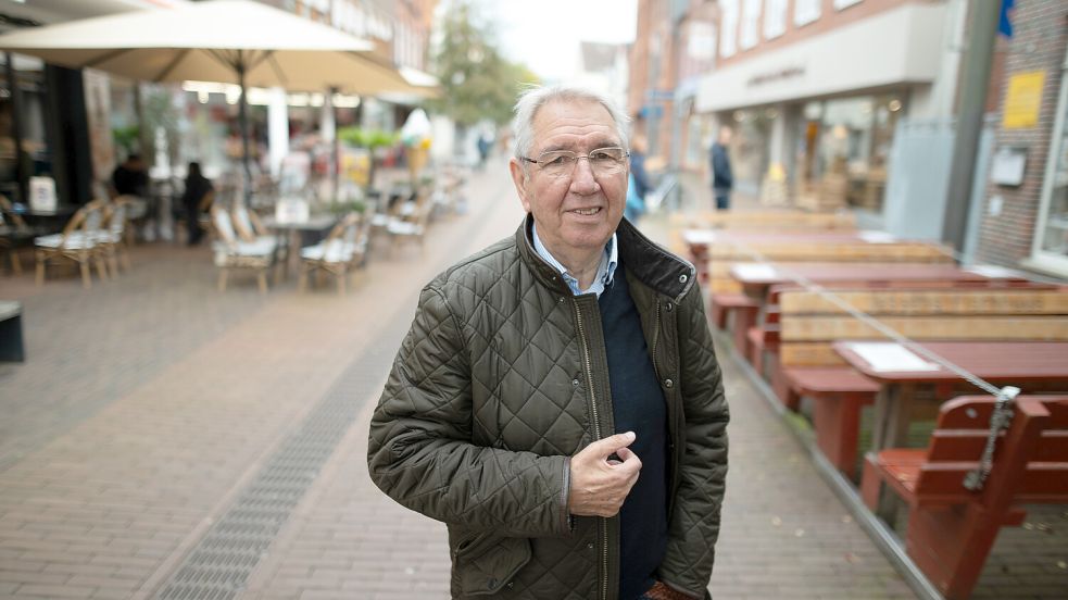 Die Leeraner Innenstadt war immer wieder Thema in den 30 Jahren Ratsarbeit von Heinz Dieter Schmidt. Foto: Klaus Ortgies