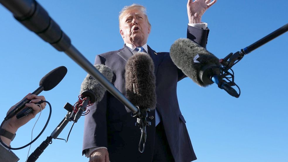 Trump setzt Belohnung fürs Melden von Wahlbetrug aus. Foto: Jacquelyn Martin/AP/dpa