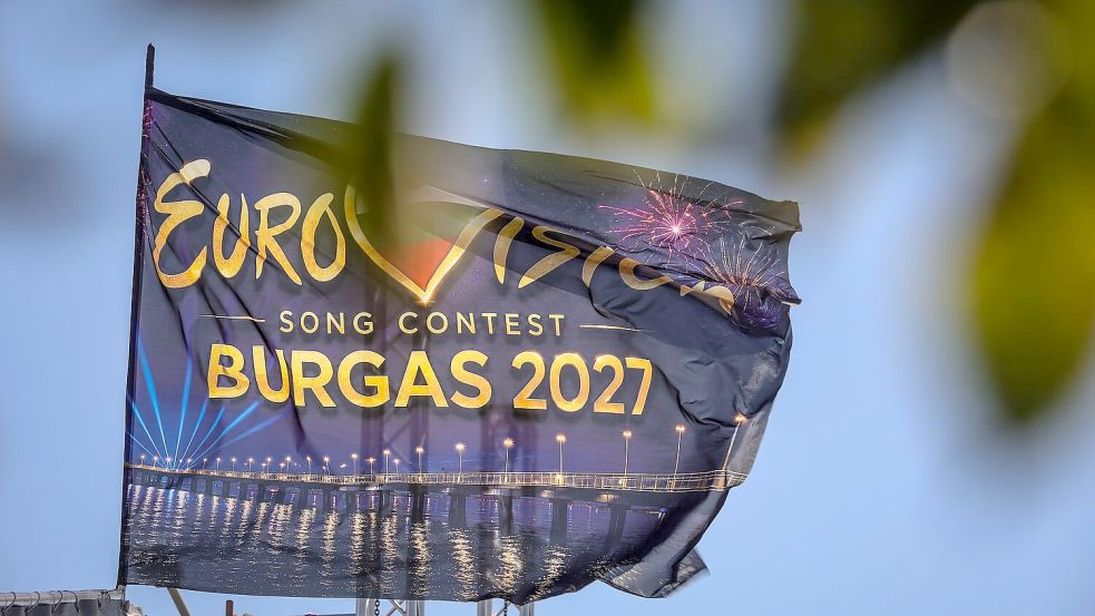Der ESC 2027 wird in Burgas an der bulgarischen Schwarzmeerküste stattfinden - noch wohl doch ohne die Niederlande. (Archivbild) Foto: Valentina Petrova/AP/dpa