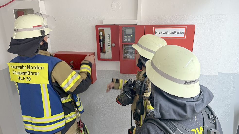Die Feuerwehr wurde in die Conerus-Schule in Norden gerufen. Foto: Feuerwehr Norden / Thomas Weege