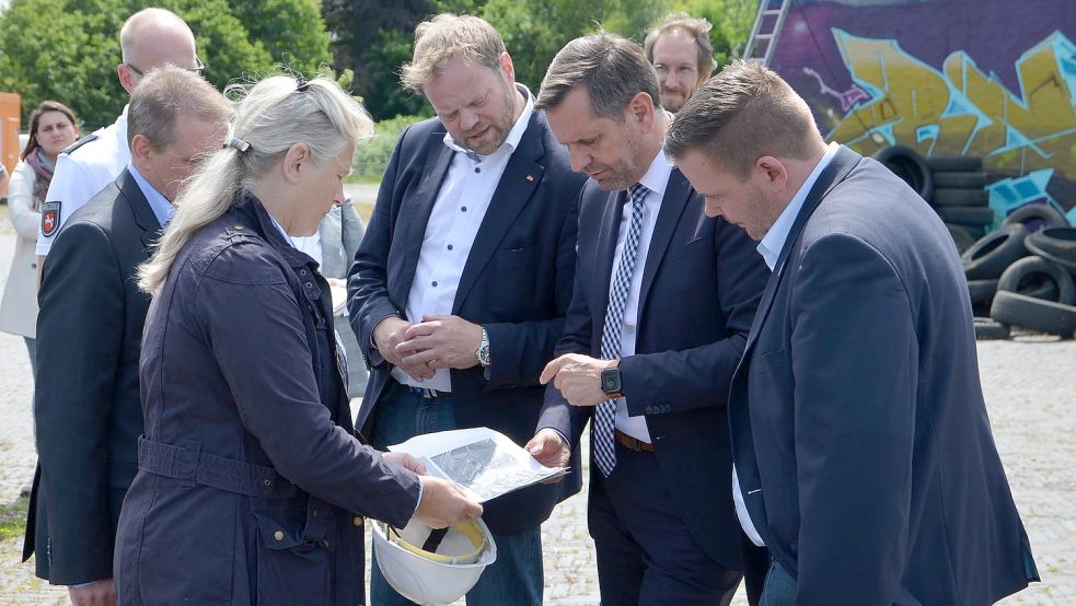 Plne frs Norder Zentrum: Minister und Stadt sprechen ber altes  Doornkaat-Gelnde - Ostfriesen-Zeitung