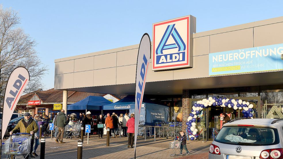 Nach Neugestaltung Aldi in Warsingsfehn hat wieder