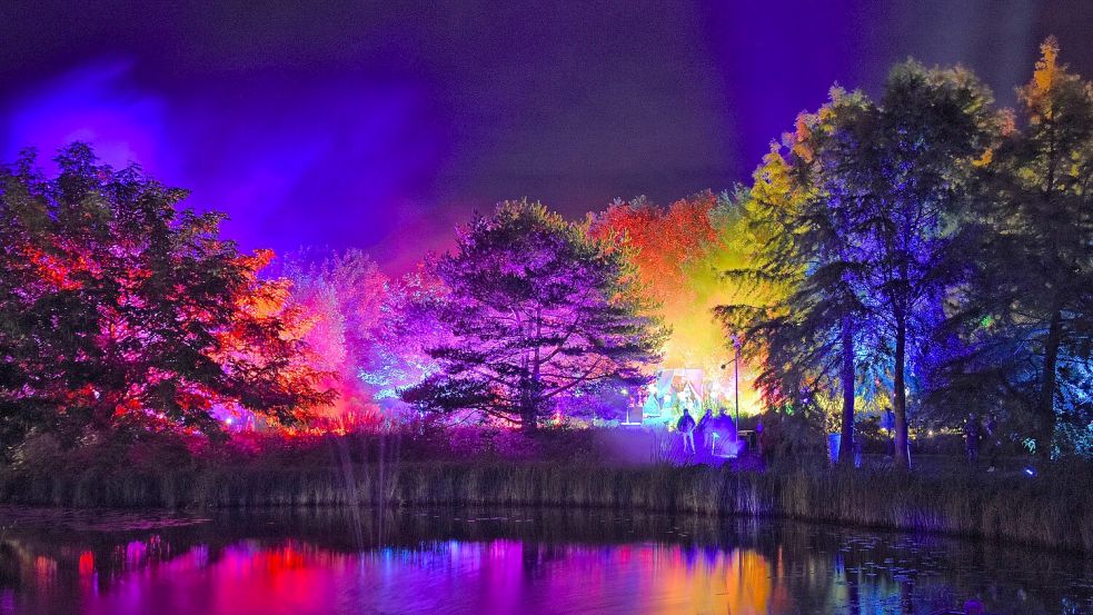Bad Zwischenahn „Illumination“ im Park der Gärten vom 9. August bis 15
