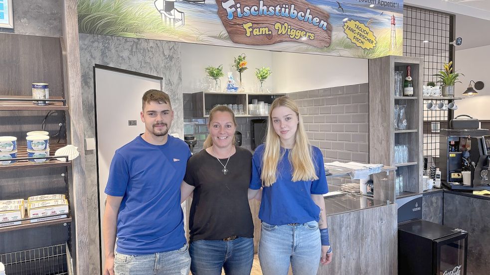 Am Kreisverkehr: Familie eröffnet Fischstübchen in Pewsum