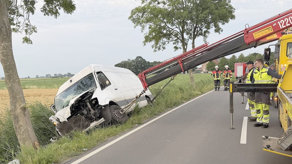 From the news ticker: Delivery van crashes into tree | Truck driver ...