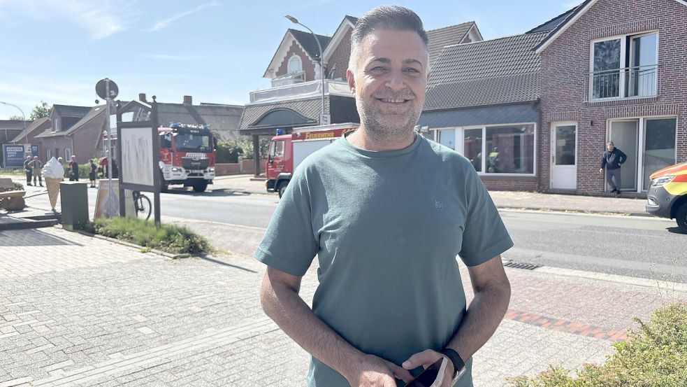 Help: Restaurateur provides first aid at fire in Riepe