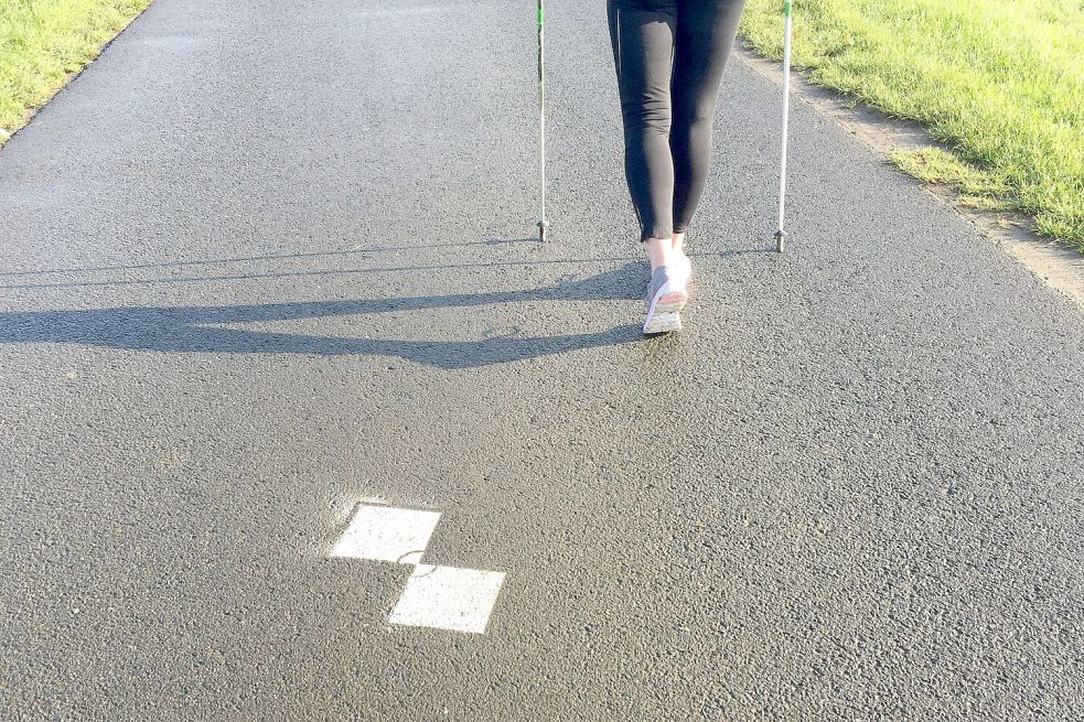 Rätselraten um weiße Quadrate auf Emder Straßen OstfriesenZeitung